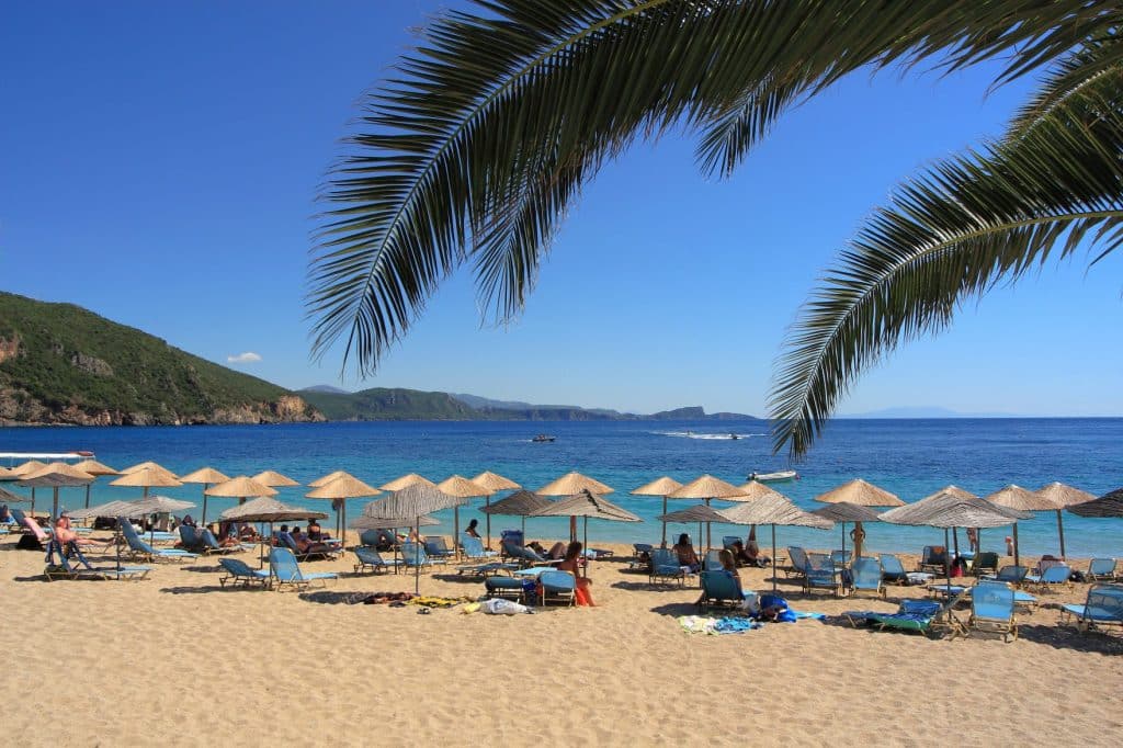 Lichnos beach in Parga Greece