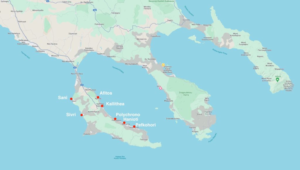 cazare-halkidiki-plaja-brat-kassandra-harta
