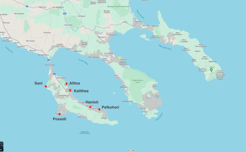 harta-halkidiki-brat-kassandra-statiuni-recomandate-familiilor-cu-copii