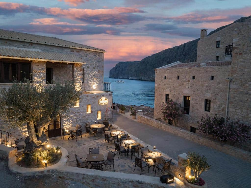 KaSeas Boutique Hotel on the seafront in Gerolimenas, Mani